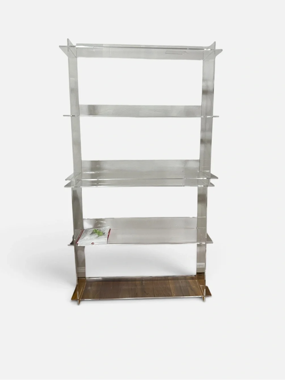 HONTUU x2 Acrylic Organizer with Mounting Hardware - Clear wall display shelves